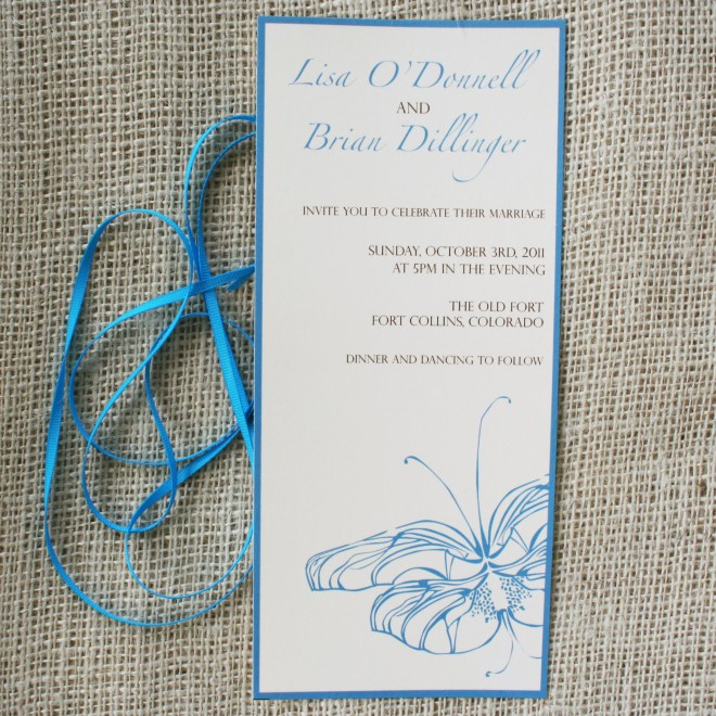butterfly invitation