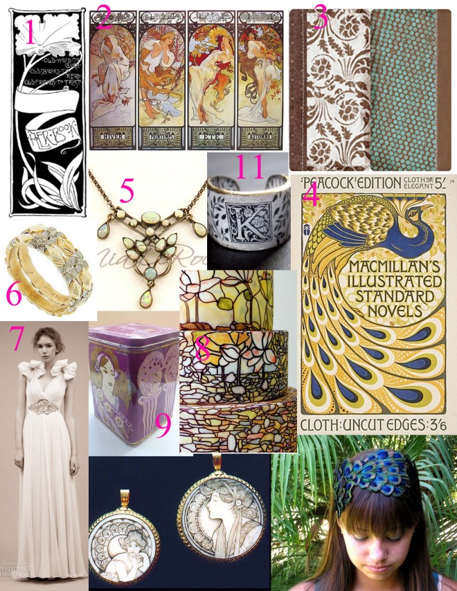 art nouveau inspiration